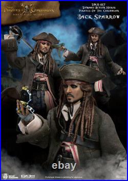 Beast Kingdom DAH-017 Pirate Of The Caribbean Captain Jack Sparrow 8 Figure