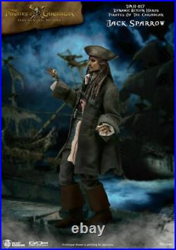 Beast Kingdom DAH-017 Pirate Of The Caribbean Captain Jack Sparrow 8 Figure NEW