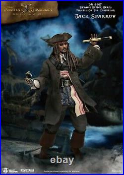 Beast Kingdom DAH-017 Pirate Of The Caribbean Captain Jack Sparrow 8 Figure NEW