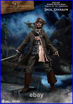 Beast Kingdom Dynamic Action Heroe Pirates of the Caribbean Captain Jack Sparrow