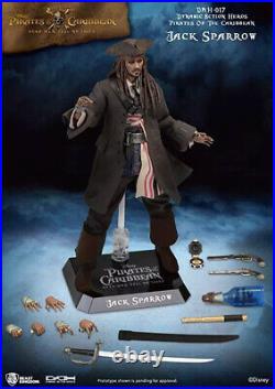 Beast Kingdom Pirates of the Caribbean DAH-017 Captain Jack Sparrow Figure New
