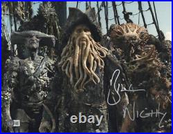 Bill Nighy Signed 11x14 Photo Pirates Of The Caribbean Autograph Beckett 10