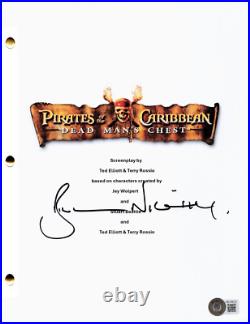 Bill Nighy Signed Autograph Pirates Of The Caribbean Full Script Beckett Bas