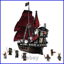 Black Pearl Ship Boat Queen Anne's Revenge Pirates Caribbean Building Block Toy