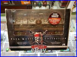 Blu Ray Pirates of the Caribbean Four-Movie Collection 15 Disc Set