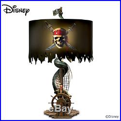 Bradford Exchange Disney Pirates of the Caribbean Jack Sparrow Lamp NEW