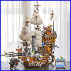 Building Block Movie Sets 16002 Pirate Ship The Metal Beard's Sea Cow Model Toys