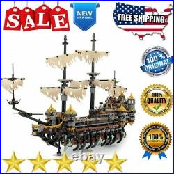 Building Blocks 16042 Pirates Of The Caribbean Bricks Silent Mary Set Ship Model