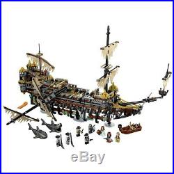 Building Blocks 16042 Pirates Of The Caribbean Bricks Silent Mary Set Ship Model