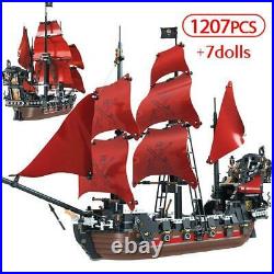Building Blocks Ideas 16009 Pirates Of The Caribbean Queen Anne's Revenge Ship