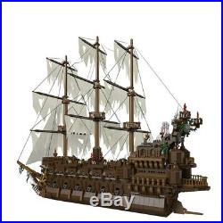 Building Blocks MOC Sets 16016 Pirates Of The Caribbean Flying Dutchman Ship Toy