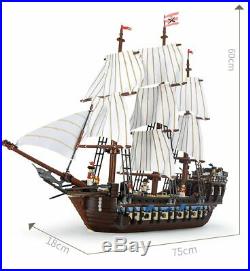 Building Blocks Sets 22001 Pirates Of The Caribbean Battleship Flag Ship Model