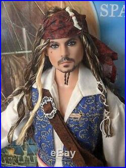 Captain Jack Sparrow Barbie Doll Pirates of the Caribbean Ken Johnny Depp NRFB
