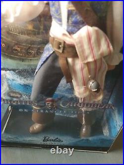 Captain Jack Sparrow Barbie Doll. Pirates of the Caribbean Stranger Tides. NEW