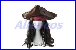 Captain Jack Sparrow Costume Cosplay Suit Pirates of the Caribbean