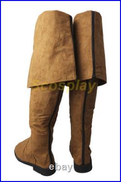 Captain Jack Sparrow Costume Pirates of the Caribbean outfit Cosplay Suit