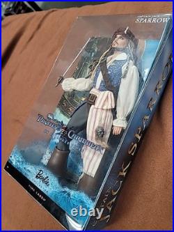 Captain Jack Sparrow Pirates Of The Caribbean Barbie Pink Label Johnny Depp