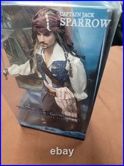 Captain Jack Sparrow Pirates Of The Caribbean Barbie Pink Label Johnny Depp
