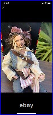 DISNEY Pirates of the Caribbean Captain Jack Sparrow Barbie Collector Doll