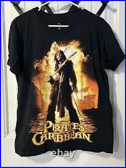 DISNEY STORE Pirates of the Caribbean Johnny Depp JACK SPARROW Size L