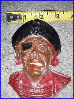 DISNEYLAND PIRATES OF THE CARIBBEAN VINTAGE RARE WALL BUST GIFT SHOP PROP 60s