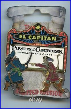 DSF Disney El Capitan Marquee Pirates of the Caribbean Dead Man's Chest Pin