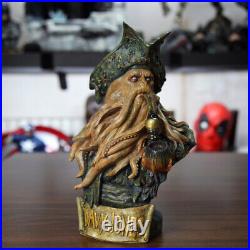 Davy Jones Captain Pirates of the Caribbean 11'' Bust Statue Paint Model Figure