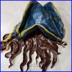 Davy Jones Mask Pirates of the Caribbean Halloween Disney 2006 Heavy Duty Rubber Davy Jones Mask Pirates of the Caribbean Halloween Disney 2006 Heavy Duty Rubber