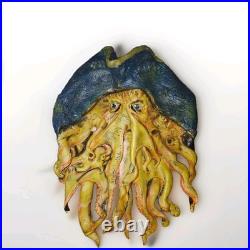 Davy Jones Pirates Of The Caribbean Rubber Mask Costume Deluxe Disney 2006 Heavy Davy Jones Pirates Of The Caribbean Rubber Mask Costume Deluxe Disney 2006 Heavy