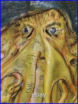 Davy Jones Pirates Of The Caribbean Rubber Mask Costume Deluxe Disney 2006 Heavy Davy Jones Pirates Of The Caribbean Rubber Mask Costume Deluxe Disney 2006 Heavy