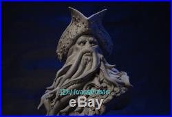 Davy Jones Unpainted Bust Model 1/3 Pirates of the Caribbean Octopus Captain New