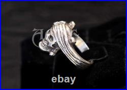 Depp Pirate Skull STERLING SILVER Ring Acme OG sculpt Pirates of the caribbean