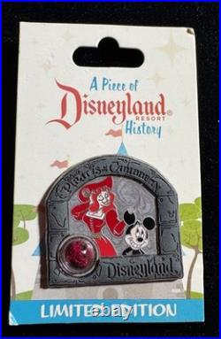 Disney A Piece of Disneyland History LE pin Pirates of the Caribbean Redd Mickey