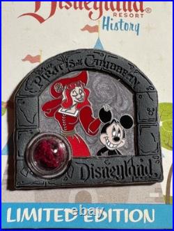 Disney A Piece of Disneyland History LE pin Pirates of the Caribbean Redd Mickey