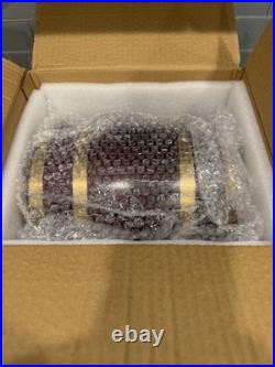 Disney Arribas Brothers Pirates of the Caribbean BARREL and 2 Glasses Rare