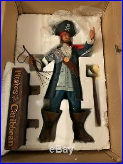 Disney Big Fig Figurine Pirates of the Caribbean The Auctioneer 28+ Box & COA