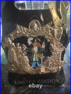 Disney D23 Expo WDI Pirates Of The Caribbean Stained Glass Attraction Pin LE300