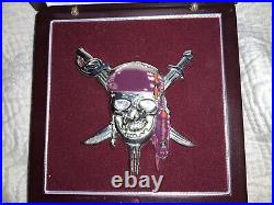 Disney DSF Pirates Of The Caribbean Jack Sparrow Skull Jumbo Box Pin LE 300