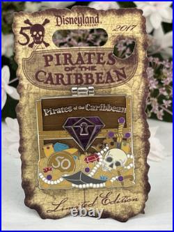 Disney Disneyland Pirates of the Caribbean 50th Anniversary 5 Pin Set LE2500 NEW