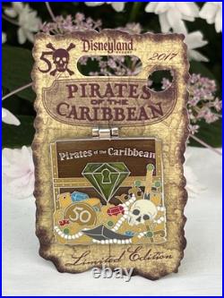 Disney Disneyland Pirates of the Caribbean 50th Anniversary 5 Pin Set LE2500 NEW