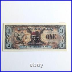 Disney Dollar Pirates of the Caribbean 1 Dollar Note Set 2011 2 Pieces