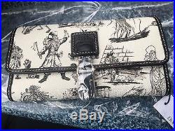 Disney Dooney & Bourke Pirates Of The Caribbean Wallet NWT Red Head