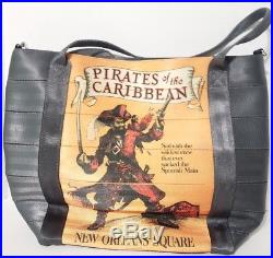 Disney Harvey's 60th Anniversary Pirates Of The Caribbean Tote Purse Seat Belt