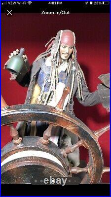 Disney Hot Toys Captain Jack Sparrow Pirates Of The Caribbean Action Figure DX06