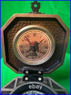 Disney JACK SPARROW COMPASS CLOCK REPLICA from PIRATES OF THE CARIBBEAN LE RARE