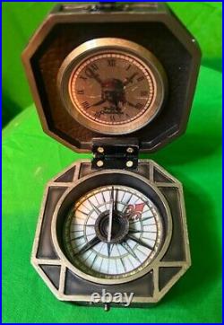 Disney JACK SPARROW COMPASS CLOCK REPLICA from PIRATES OF THE CARIBBEAN LE RARE