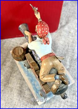 Disney JIM SHORE Pirate on Cannon Figurine with Box, Pirates of the Caribbean