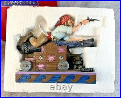 Disney JIM SHORE Pirate on Cannon Figurine with Box, Pirates of the Caribbean