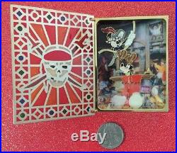 Disney LE 750 Pin JUMBO Storybook Stained Glass Pirates of the Caribbean Mickey