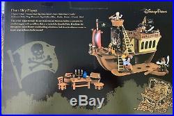 Disney Mickey Mouse Pirates of the Caribbean Pirate Ship Deluxe Play Set New